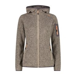 Bluza damska turystyczna CMP 3H19826. Brązowe bluzy CMP, l, bez wzorów, sportowe, bez ramiączek, bez kaptura. Za 297.50 zł.
