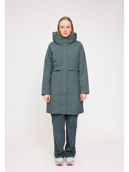 MAZINE Płaszcz zimowy w kolorze zielonym rozmiar: M. Zielone płaszcze MAZINE, na zimę, m, bez wzorów, z puchu, bez kaptura. Za 419.69 zł.