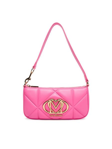 LOVE MOSCHINO Torebka JC4111PP1OLC0604 Różowy. Czerwone torebki klasyczne Love Moschino, bez wzorów, ze skóry, bez dodatków. Za 839.99 zł.
