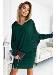 Numoco Sukienka w kolorze zielonym rozmiar: L/XL. Zielone sukienki NUMOCO, na imprezę, l, bez wzorów, bez kołnierzyka, bez ramiączek, midi. Za 149.45 zł.