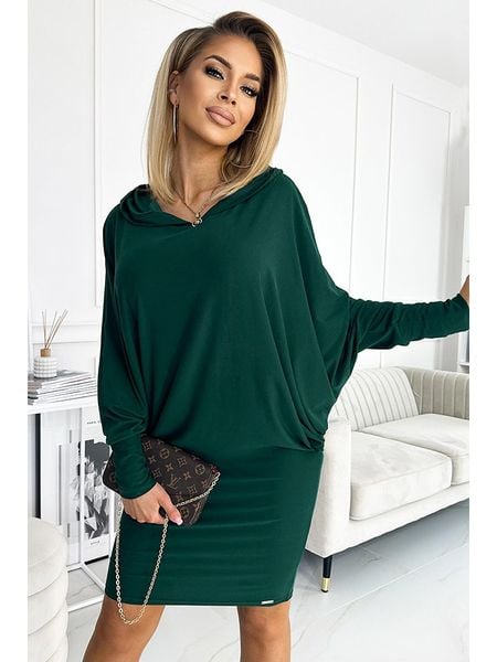 Numoco Sukienka w kolorze zielonym rozmiar: L/XL. Zielone sukienki NUMOCO, na imprezę, l, bez wzorów, bez kołnierzyka, bez ramiączek, midi. Za 149.45 zł.