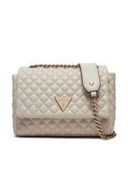 Guess Torebka HWEQG9 54121 Écru. Kopertówki Guess, z aplikacjami, ze skóry, wizytowe, bez dodatków. Za 369.99 zł.