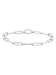 Tamaris Bransoletka z elementami ozdobnymi rozmiar: onesize. Szare bransoletki Tamaris, ze stali. Za 73.99 zł.