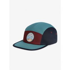 Czapka z daszkiem E9 Bruce - tropical/sea. Niebieskie czapki z daszkiem E9, bez wzorów. Za 125.99 zł.