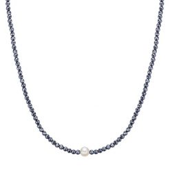 Valero Pearls Srebro wysokiej pr óby Hematyt Perła hodowlana słodkowodna Naszyjniki 1 ct Damski. Białe naszyjniki Valero Pearls, z materiału, z hematytem, srebrne. Za 389.99 zł.