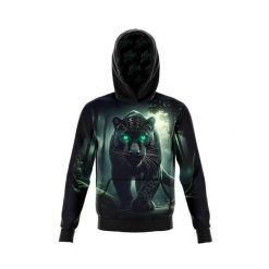 Bluza kangurka sportowa z kapturem unisex wygodna FA CZARNA PANTERA. Czarne bluzy z kapturem JUST HERO, l, bez wzorów, z dzianiny, z kapturem, na fitness i siłownię. Za 179.00 zł.