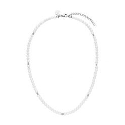 Purelei Purelei Naszyjnik z pereł Finesse Naszyjniki 1 ct Szary Damski. Szare naszyjniki Purelei, z materiału, z perłą, pozłacane. Za 162.69 zł.