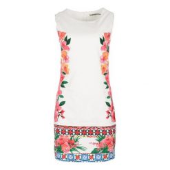 Desigual Sukienka Damska Cher 38 Biały. Sukienki marki Desigual. W wyprzedaży za 314.00 zł.