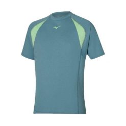 T-shirt Mizuno Athletics Oversize Tee. Zielone t-shirty Mizuno, bez wzorów, sportowe, bez kołnierzyka, bez ramiączek. Za 188.00 zł.