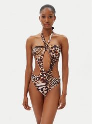 Guess Strój kąpielowy E5GJ08 KCRJ2 Brązowy. Brązowe stroje jednoczęściowe Guess, z aplikacjami, z syntetyku. Za 419.99 zł.