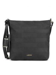 Lasocki Torba LSK-K-042-06 Czarny. Czarne listonoszki Lasocki, bez wzorów, z materiału. Za 179.99 zł.