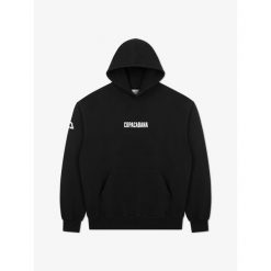 MANTO bluza z kapturem COPACABANA OVERSIZE czarna. Czarne bluzy MANTO, bez wzorów, bez ramiączek, z kapturem. Za 229.00 zł.