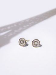 CARATELLI Złote kolczyki-wkrętki "Divine" z diamentami rozmiar: onesize. Żółte kolczyki CARATELLI, z diamentem, złote. Za 1,544.99 zł.