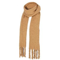 Szalik damski - Moda - Camel - Jeden rozmiar. Brązowe szaliki i kominy HEAT KEEPER, na zimę, bez wzorów, z poliesteru. Za 164.54 zł.