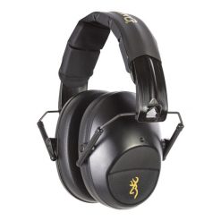 Nauszniki przeciwhałasowe Browning Compact. Czarne słuchawki do biegania BROWNING. Za 235.50 zł.