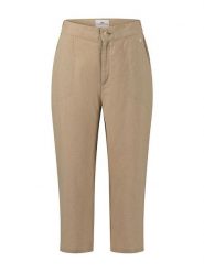 FYNCH-HATTON Lniane spodnie w kolorze beżowym rozmiar: 40. Brązowe spodnie materiałowe Fynch-Hatton, bez wzorów, ze lnu. Za 126.99 zł.