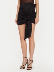 ViCOLO Spódnica mini TB2723 Czarny Slim Fit. Czarne spódnice ViCOLO, m, bez wzorów, z bawełny, mini. Za 219.99 zł.