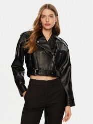 ACCESS FASHION Kurtka skórzana 44-9301 Czarny Regular Fit. Czarne kurtki ACCESS FASHION, m, bez wzorów, ze skóry, bez kaptura. Za 1,269.00 zł.