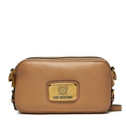 Torebka LOVE MOSCHINO. Brązowe listonoszki Love Moschino, bez wzorów, bez dodatków. Za 429.99 zł.