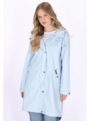 Schmuddelwedda Płaszcz przeciwdeszczowy w kolorze błękitnym rozmiar: XL. Niebieskie płaszcze Schmuddelwedda, xl, bez wzorów, sportowe, bez kaptura. Za 208.99 zł.