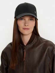 Calvin Klein Czapka z daszkiem K60K613102 Czarny. Czarne czapki z daszkiem Calvin Klein, bez wzorów, z bawełny. Za 119.99 zł.