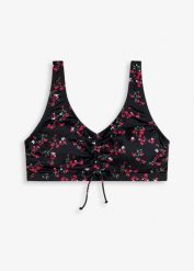 Biustonosz bikini bustier. Czarne bikini bonprix, bez wzorów. Za 97.99 zł.