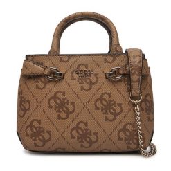 Torebka Guess. Brązowe torebki klasyczne Guess, z aplikacjami, klasyczne, bez dodatków. Za 349.99 zł.
