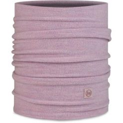 Komin sportowy unisex Buff® Merino Fleece Lilac Sand z wełny merynosów. Czerwone szaliki i kominy Buff, bez wzorów, z wełny, sportowe. Za 130.79 zł.
