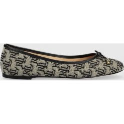 Lauren Ralph Lauren baleriny Jayna II kolor czarny 802860782009. Czarne baleriny Lauren Ralph Lauren, bez wzorów, z okrągłym noskiem, bez obcasa, bez zapięcia. W wyprzedaży za 324.99 zł.