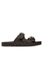 MICHAEL Michael Kors Klapki Byers 40T5BYFS1D Brązowy. Brązowe klapki MICHAEL Michael Kors, bez wzorów, z materiału, bez obcasa, bez zapięcia. Za 479.99 zł.