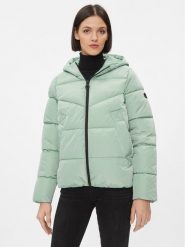 ONLY Kurtka puchowa 15300257 Zielony Regular Fit. Zielone kurtki ONLY, na zimę, xl, bez wzorów, z puchu, bez kaptura. Za 229.99 zł.