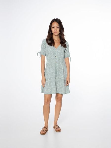 Protest Sukienka "Garachine" w kolorze zielonym rozmiar: S. Zielone sukienki Protest, s, bez wzorów, bez kołnierzyka, bez ramiączek, mini, rozkloszowane. Za 74.81 zł.