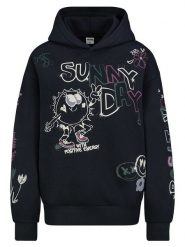 Sublevel Bluza w kolorze czarnym rozmiar: XS. Czarne bluzy Sublevel, xs, bez wzorów, bez ramiączek, z kapturem. Za 109.26 zł.