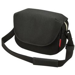 Torba na kierownicę „Funbag”, czarna. Czarne torby sportowe KLICKFIX, bez wzorów, na ramię, duże. Za 410.75 zł.