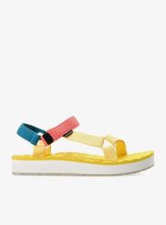Sandały turystyczne damskie Lizard Sandal Trail Max. Żółte sandały Lizard, bez wzorów, z materiału, bez obcasa, bez zapięcia. Za 309.99 zł.