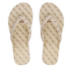 Japonki Guess. Brązowe japonki Guess, z aplikacjami. Za 245.99 zł.
