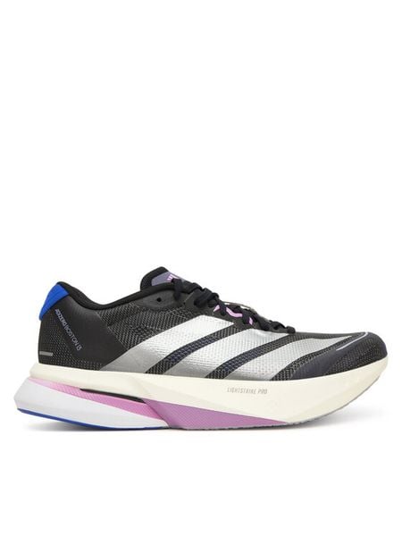 Adidas Buty do biegania adizero Boston 13 JS4950 Czarny. Czarne buty do biegania adidas, bez wzorów, z materiału, bez zapięcia, do biegania. Za 459.99 zł.