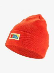 Czapka zimowa Fjallraven Vardag Classic Beanie - flame orange. Brązowe czapki zimowe Fjällräven, bez wzorów, z dzianiny, klasyczne. Za 109.99 zł.