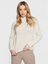 Fabiana Filippi Golf MAD222W101 Écru Regular Fit. Swetry Fabiana Filippi, bez wzorów, z wełny, bez ramiączek. Za 2,309.00 zł.