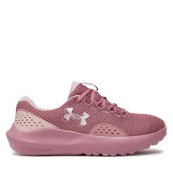 Buty do biegania Under Armour. Czerwone buty do biegania Under Armour, bez wzorów, bez zapięcia, do biegania. Za 219.99 zł.