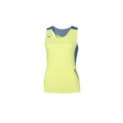 T-shirt damski bez rękawów premium Mizuno JPN. Niebieskie t-shirty Mizuno, bez wzorów, sportowe, bez kołnierzyka, bez ramiączek. Za 134.00 zł.