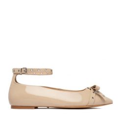 Baleriny MEXX. Brązowe baleriny Mexx, bez wzorów, bez obcasa, bez zapięcia. Za 299.99 zł.
