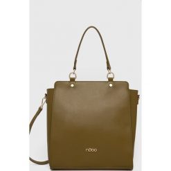 Nobo torebka kolor zielony. Zielone shopper bag NOBO, bez wzorów, na ramię, bez dodatków. W wyprzedaży za 174.99 zł.