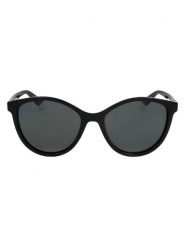 Polaroid Damskie okulary przeciwsłoneczne w kolorze czarnym rozmiar: 55. Czarne okulary przeciwsłoneczne Polaroid, bez wzorów, z tworzywa sztucznego, szklane. Za 154.95 zł.