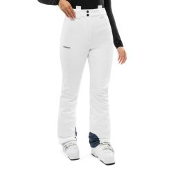 Damskie spodnie narciarskie retro Siroko Zeitlos-W White. Białe spodnie narciarskie SIROKO, bez wzorów, z tkaniny, narciarskie. Za 761.00 zł.