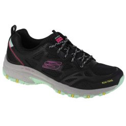 Buty trekkingowe damskie, Skechers Hillcrest - Pure Escapade. Czarne trekkingi Skechers, bez wzorów, z materiału, przed kostkę, bez zapięcia, trekkingowe. Za 259.99 zł.