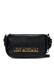 LOVE MOSCHINO Torebka JC4235PP0MKL0000 Czarny. Czarne listonoszki Love Moschino, bez wzorów, ze skóry, bez dodatków. Za 1,029.00 zł.
