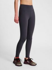 Damskie legginsy Hummel Pulse. Brązowe legginsy Hummel, bez wzorów, z elastanu. Za 269.50 zł.