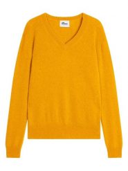 Just Cashmere Kaszmirowy sweter "Nora" w kolorze żółtym rozmiar: L. Żółte swetry Just Cashmere, l, bez wzorów, z kaszmiru, bez ramiączek. Za 354.10 zł.