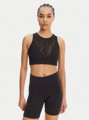 Reebok Biustonosz braletka Mesh Bralette 118654 Czarny. Czarne biustonosze Reebok, bez wzorów, z meshu. Za 149.99 zł.